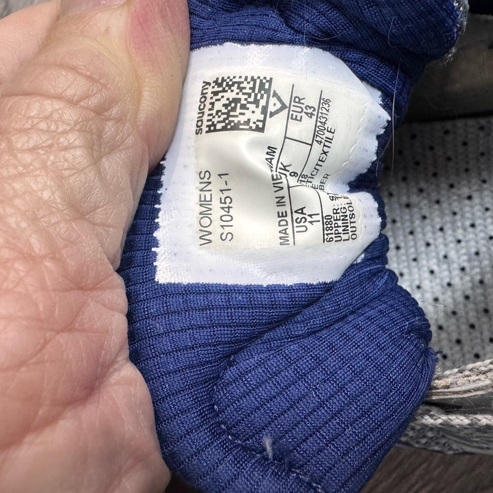 Saucony Run Anywhere Excursion TR S10451-1 Women’s 11 grey blue - Picture 10 of 10